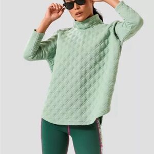 Tuckernuck Mint Green Quilted Sweatshirt